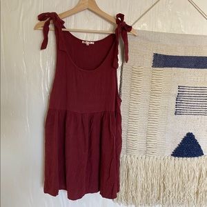 lottie moss tie strap babydoll dress